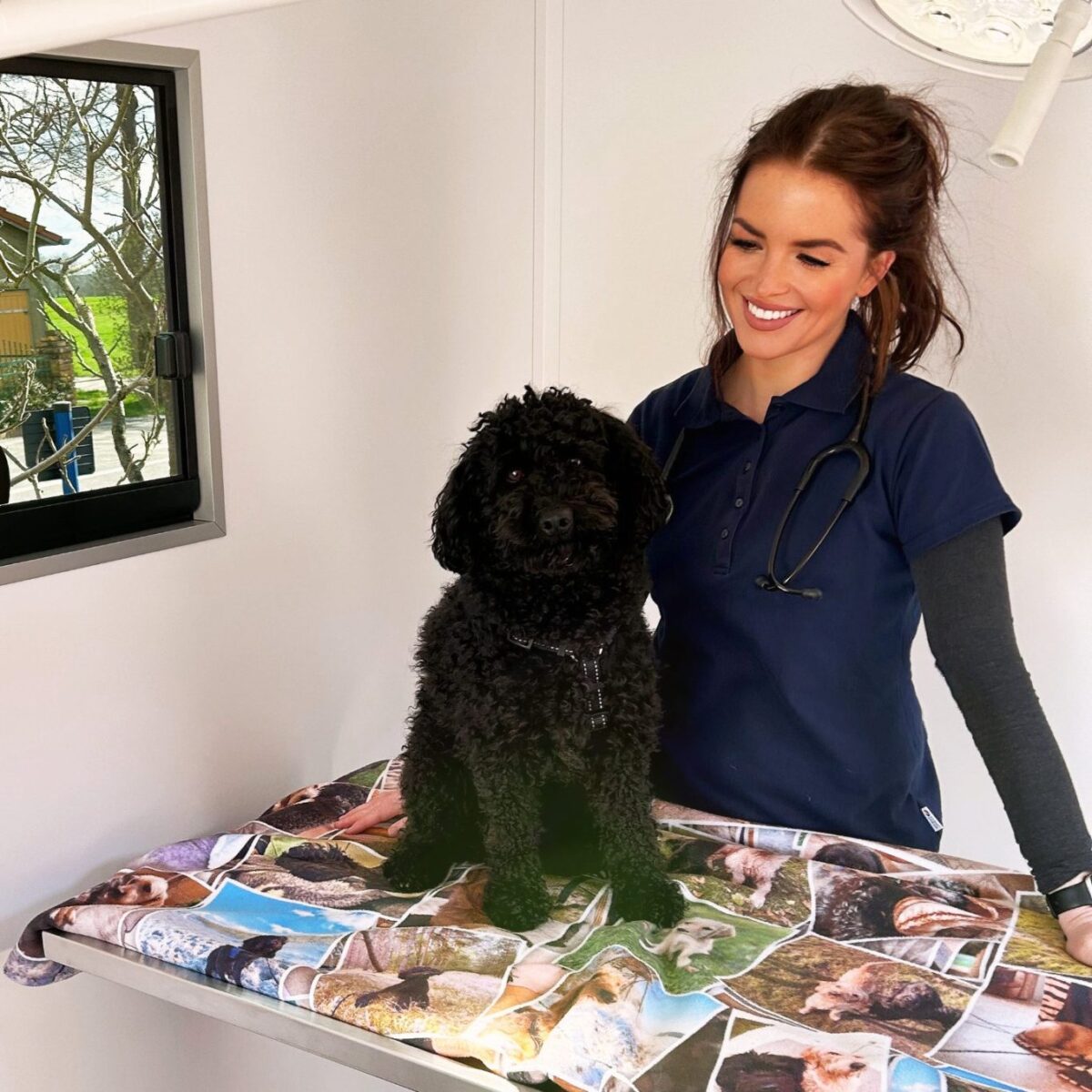 Anika Daubitz mit ihrer Mobilen Tierarztpraxis - Chef(in) On Air